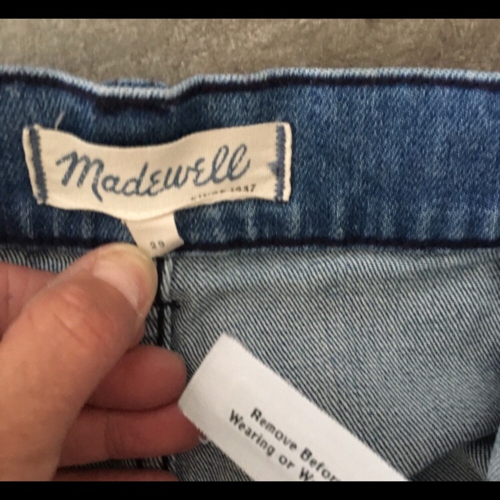 Madewell High Rise Shorts - Button Fly Edition - Picture 8 of 8
